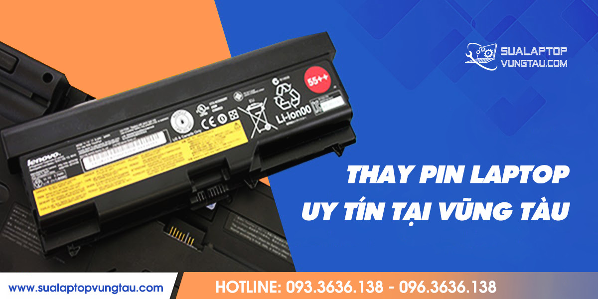 Thay pin laptop tai Vung Tau