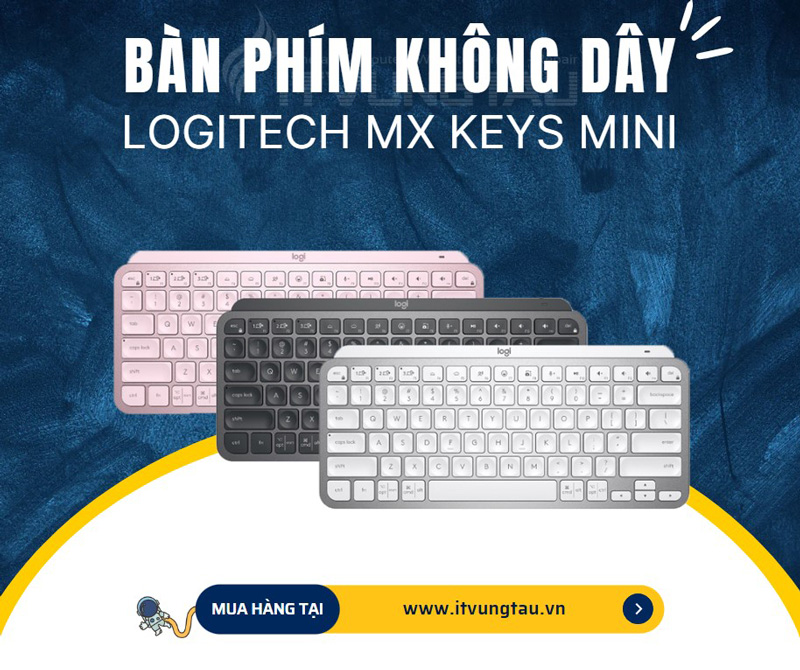 Bàn phím không dây Logitech MX Keys Mini