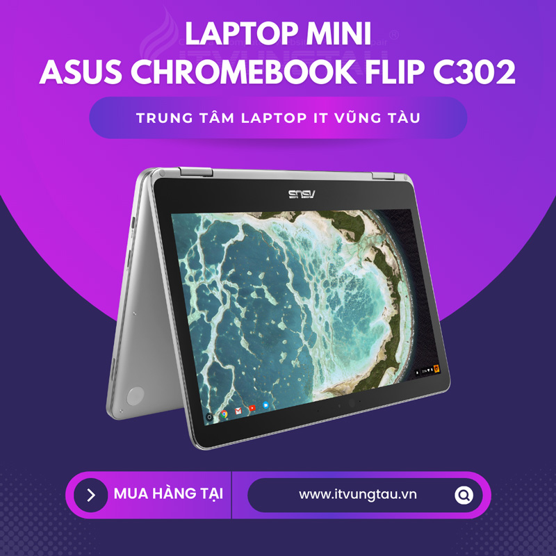 Laptop Mini ASUS Chromebook Flip C302